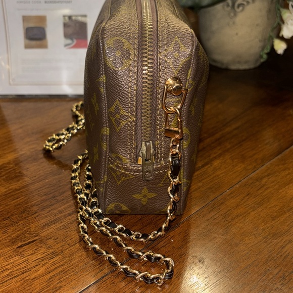 Louis Vuitton, authentic monogram PVC Trousse Toilette 28 brown COA - Picture 5 of 15